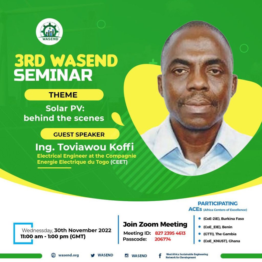 WASEND's 3rd SEMINAR is also Here