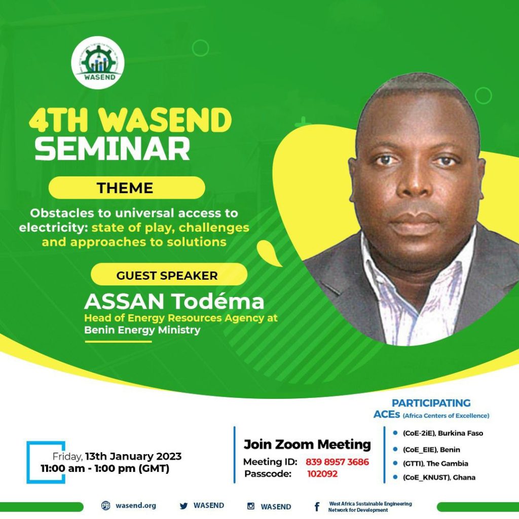 WASEND's 4th SEMINAR is Here